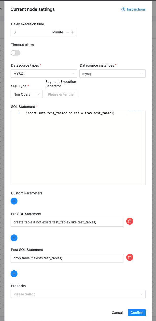pre_post_sql