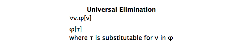 Universal Elimination