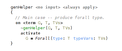 genHelper rule