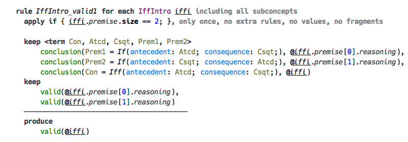 Biconditional Introduction inference rule