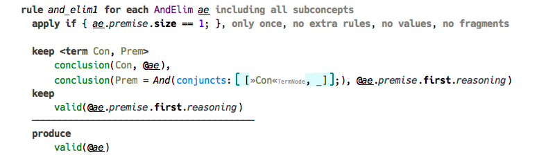 And Elimination inference rule