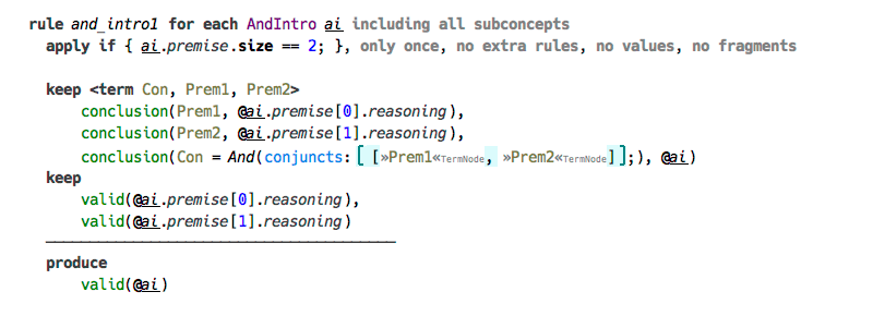 And Introduction inference rule