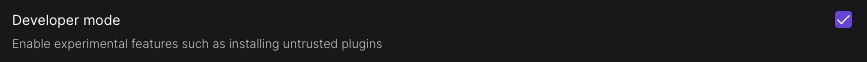 DeveloperMode